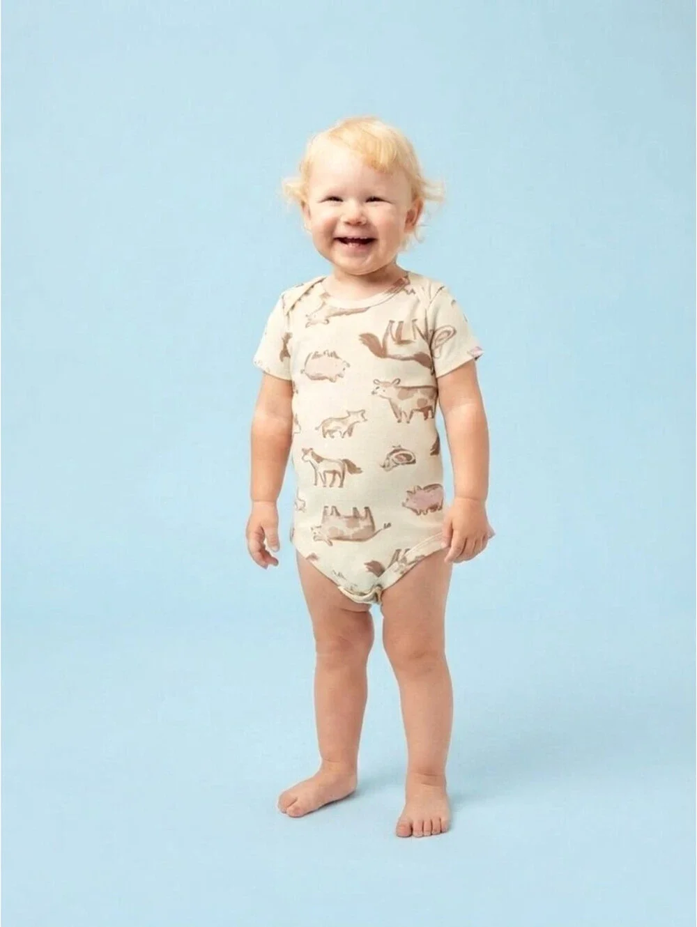 Carter's Baby Farm Animal Bodysuit Unisex sz 24 Months